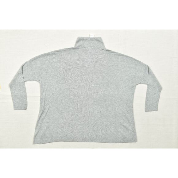 NEW Lou & Grey Gray Mock Neck Sweater Regular Size L Long Sleeve - Picture 2 of 8